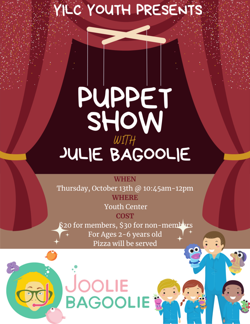 Banner Image for YILC Youth Presents a Puppet Show with Julie Bagoolie!
