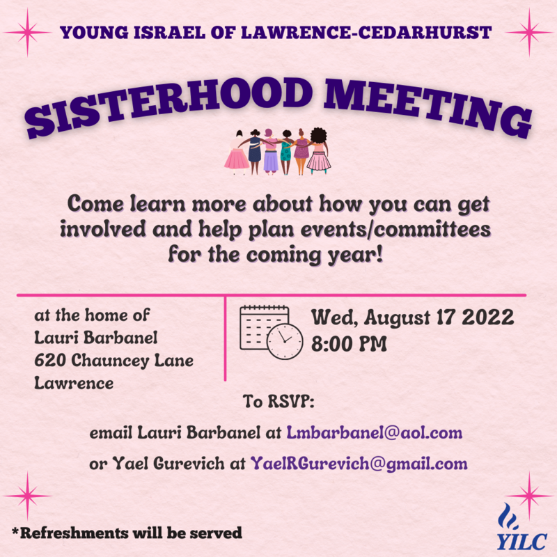 Banner Image for Sisterhood Meeting