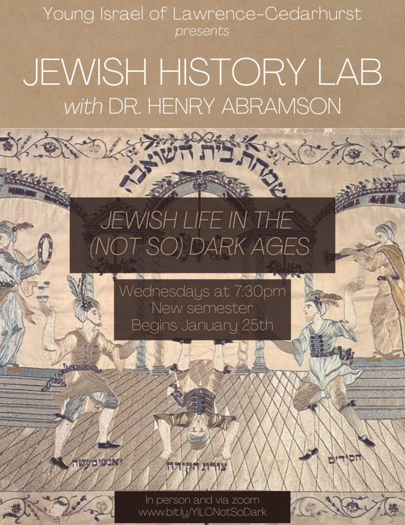 Banner Image for Jewish History Lab with Dr. Henry Abramson