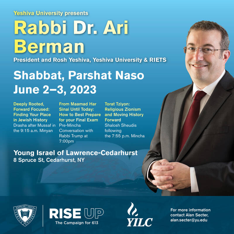 Banner Image for Scholar In Residence- Rabbi Dr. Ari Berman