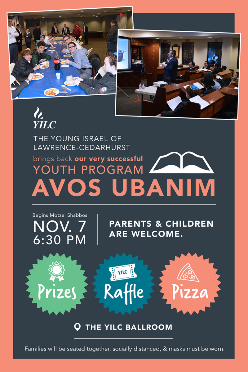 Banner Image for Parent-Child Learning (Avos Ubanim)