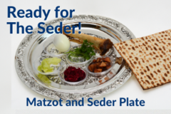 what do I do with the matzot and seder tray - image